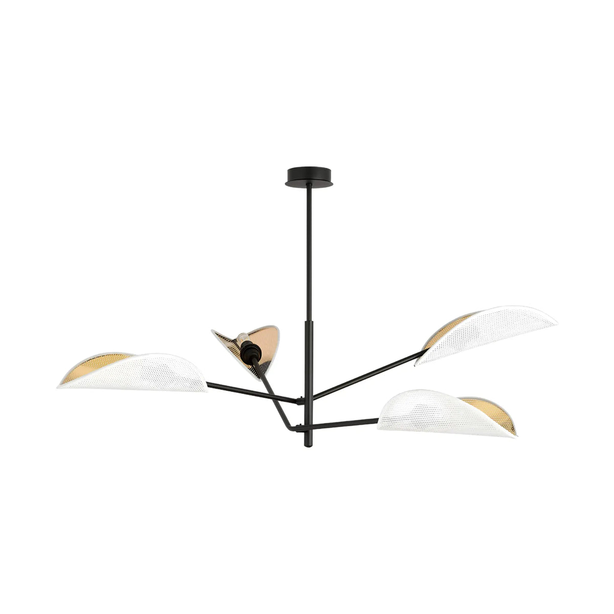 Emibig Vene Taklampa 4-ljus Ø102 cm, Svart