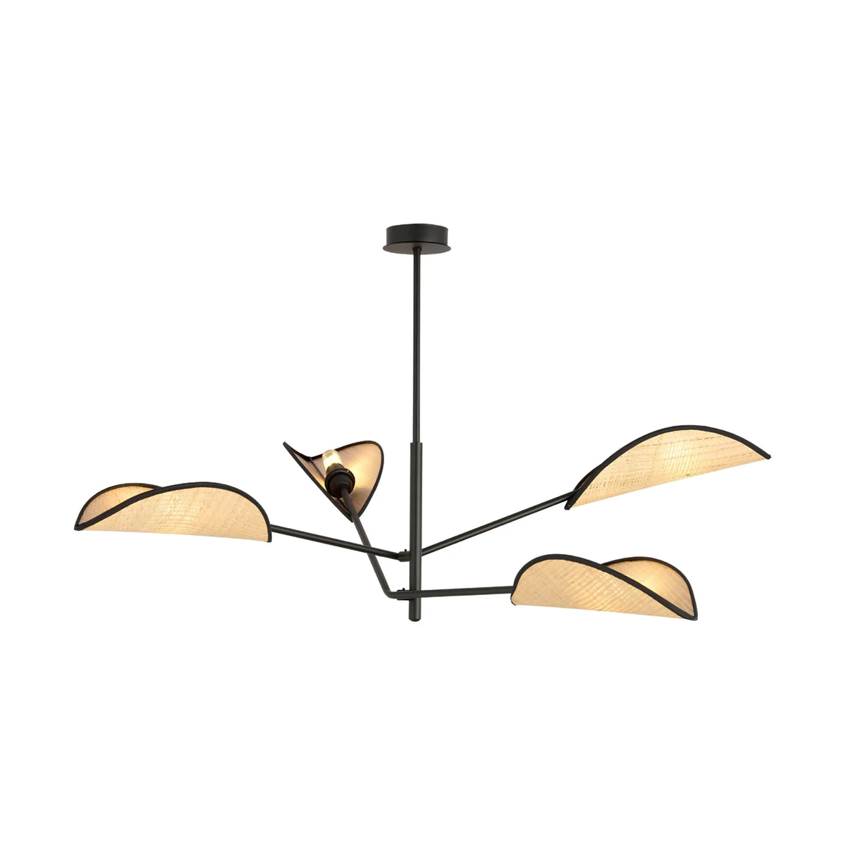 Emibig Vene Taklampa 4-ljus Ø102 cm, Svart