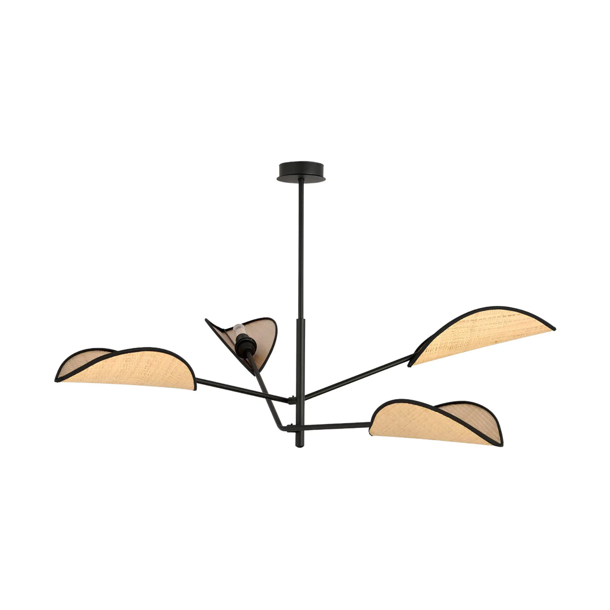 Emibig Vene Taklampa 4-ljus Ø102 cm, Svart