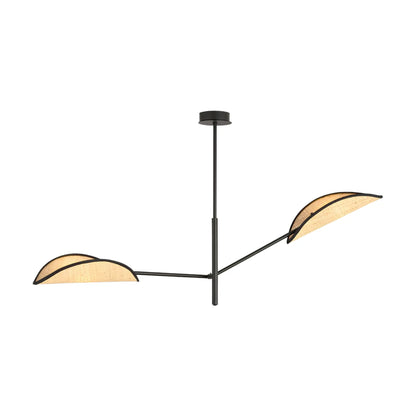 Emibig Vene Taklampa 2-ljus 102x11 cm, Svart