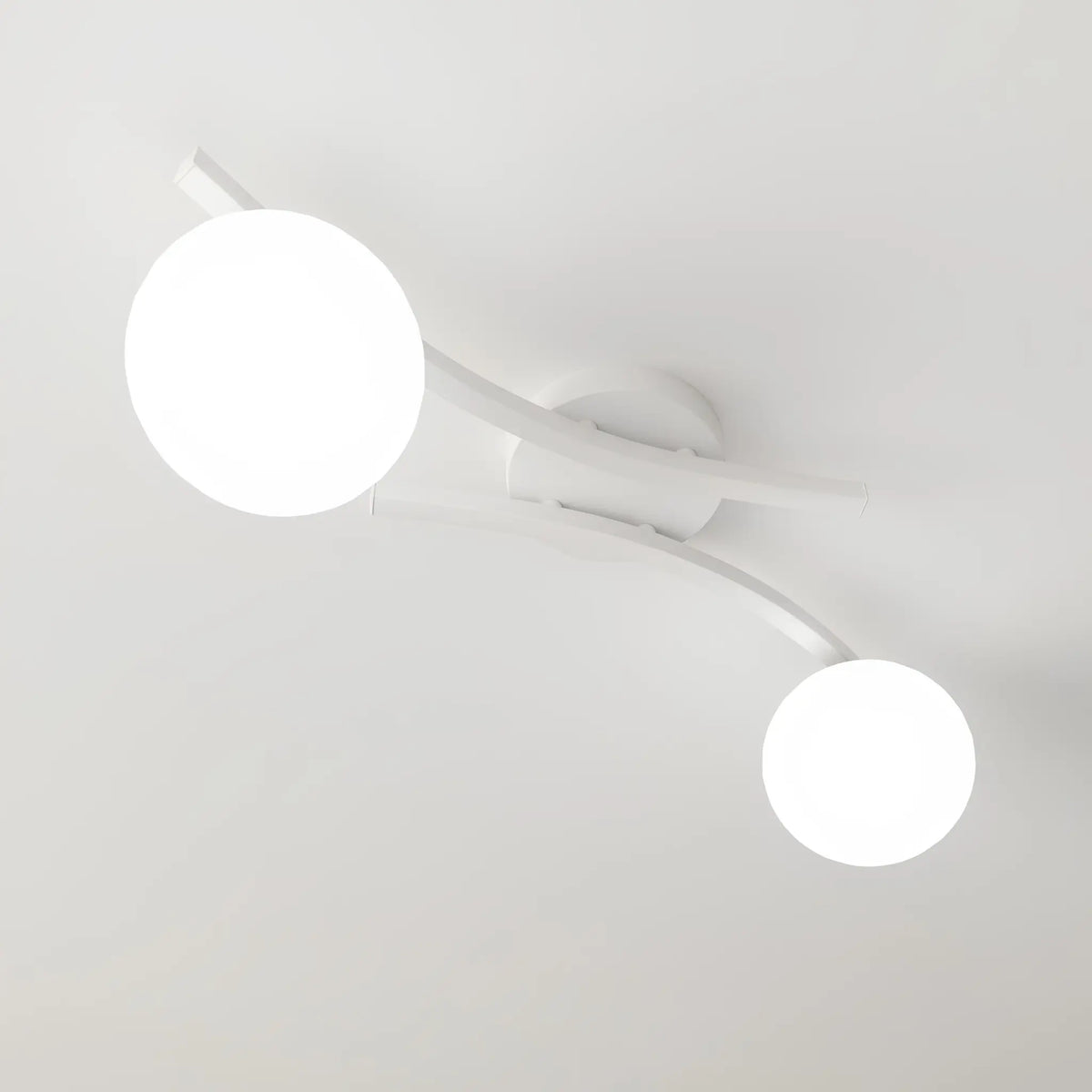 Emibig Opus Taklampa 2-ljus Ø40 cm, Vit
