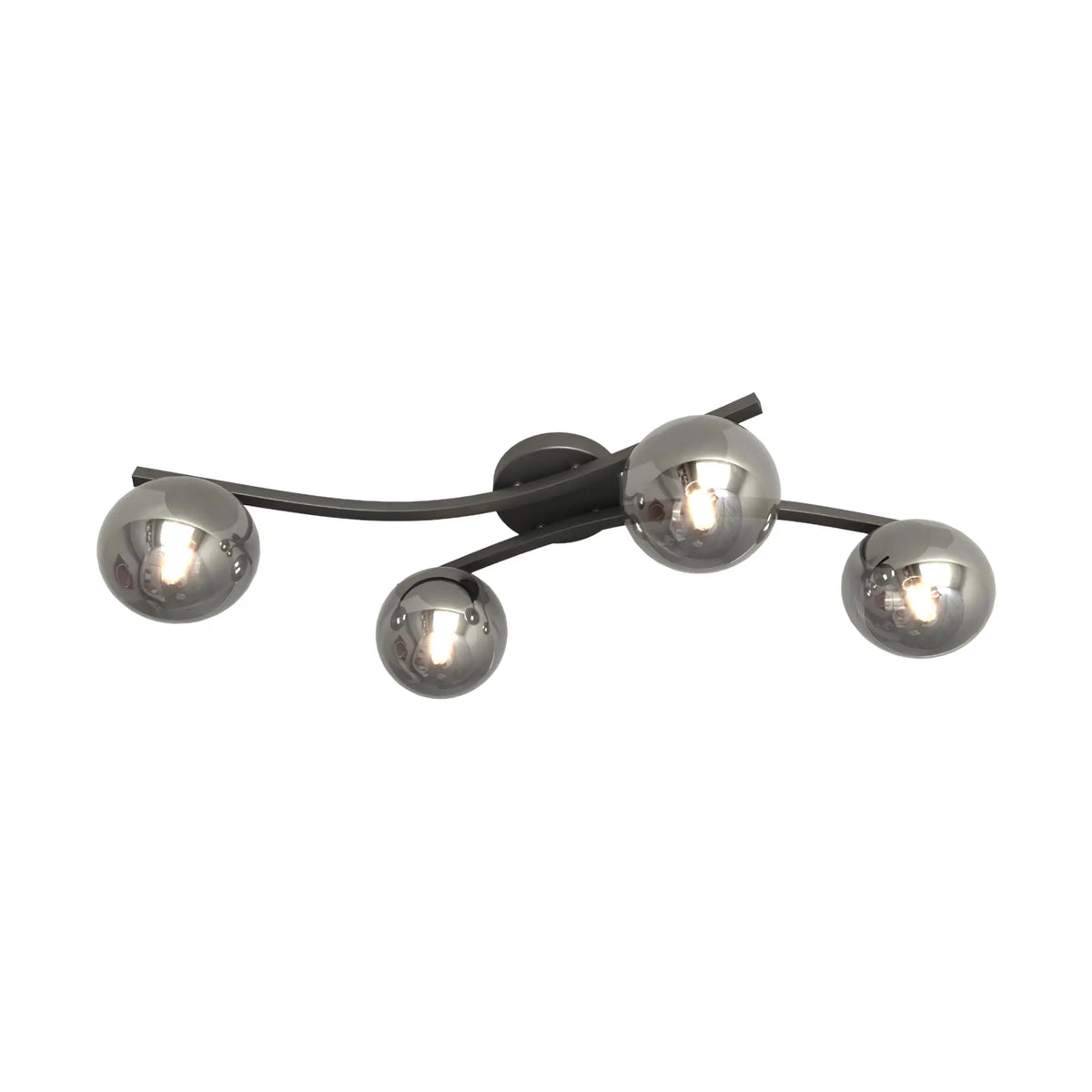 Emibig Opus Taklampa 4-ljus Ø60 cm, Svart