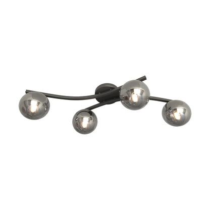 Emibig Opus Taklampa 4-ljus Ø60 cm, Svart