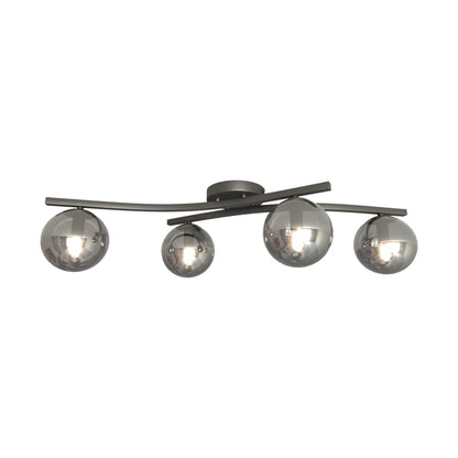 Emibig Opus Taklampa 4-ljus Ø60 cm, Svart