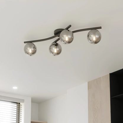 Emibig Opus Taklampa 4-ljus Ø60 cm, Svart