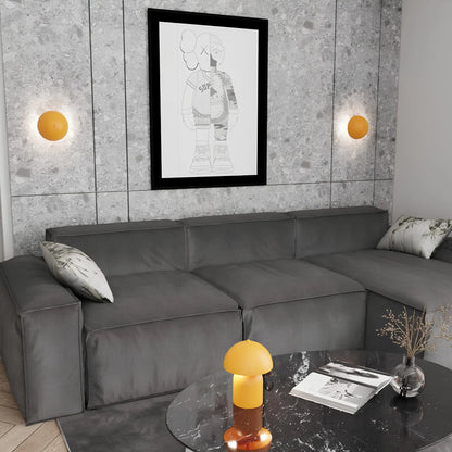 Emibig Mush Bordslampa 2-ljus 18x24 cm, Orange