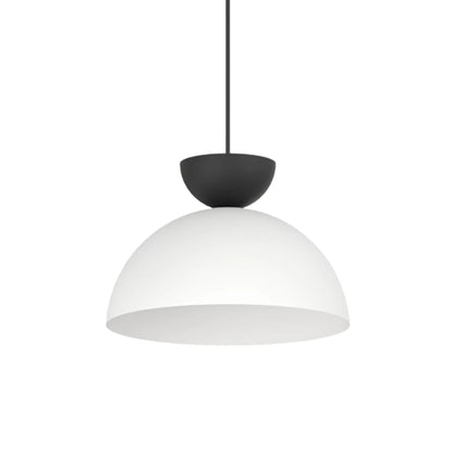 Emibig Lunaro Pendellampa Ø30 cm, Vit/Svart