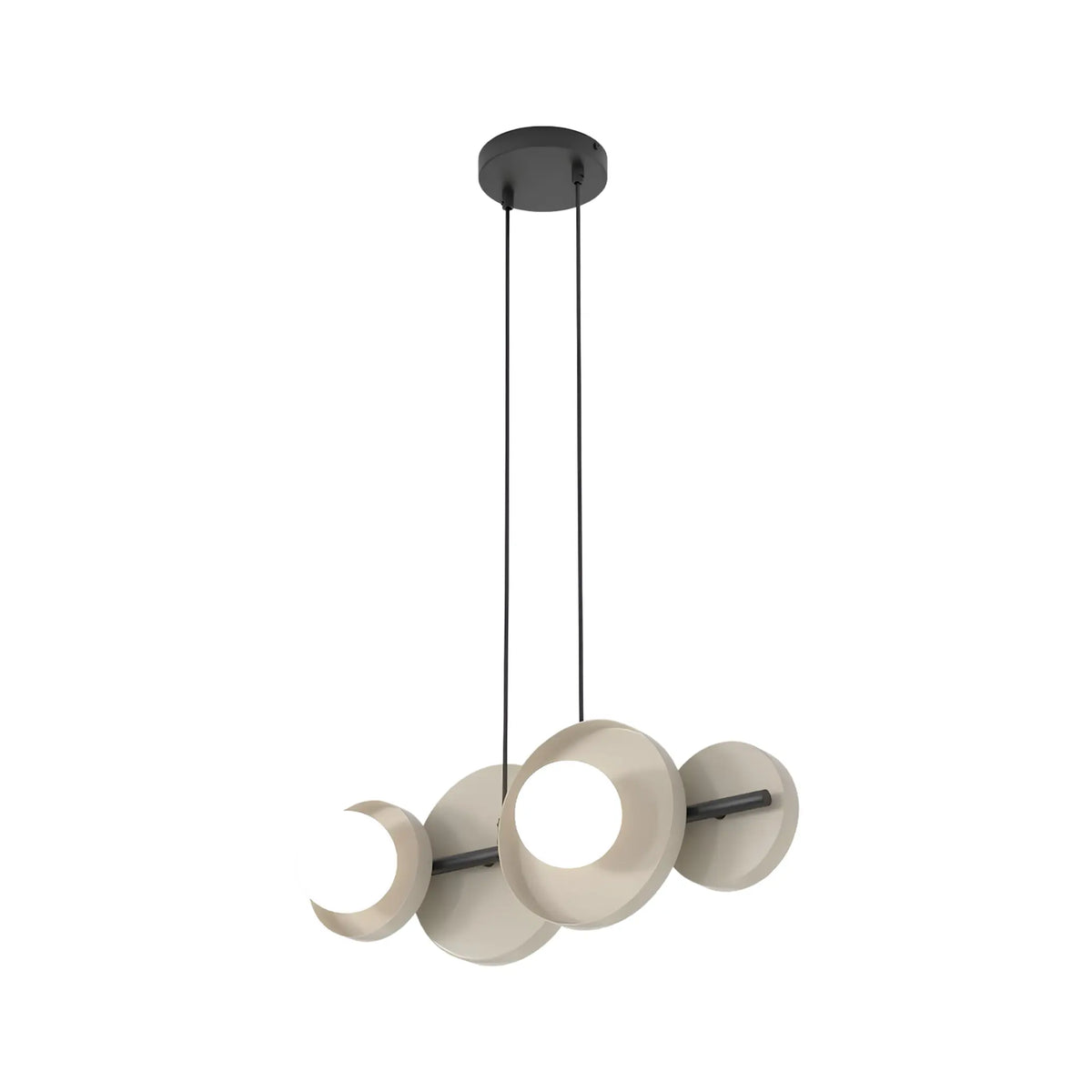 Emibig Model Pendellampa 4-ljus 53x23 cm, Beige