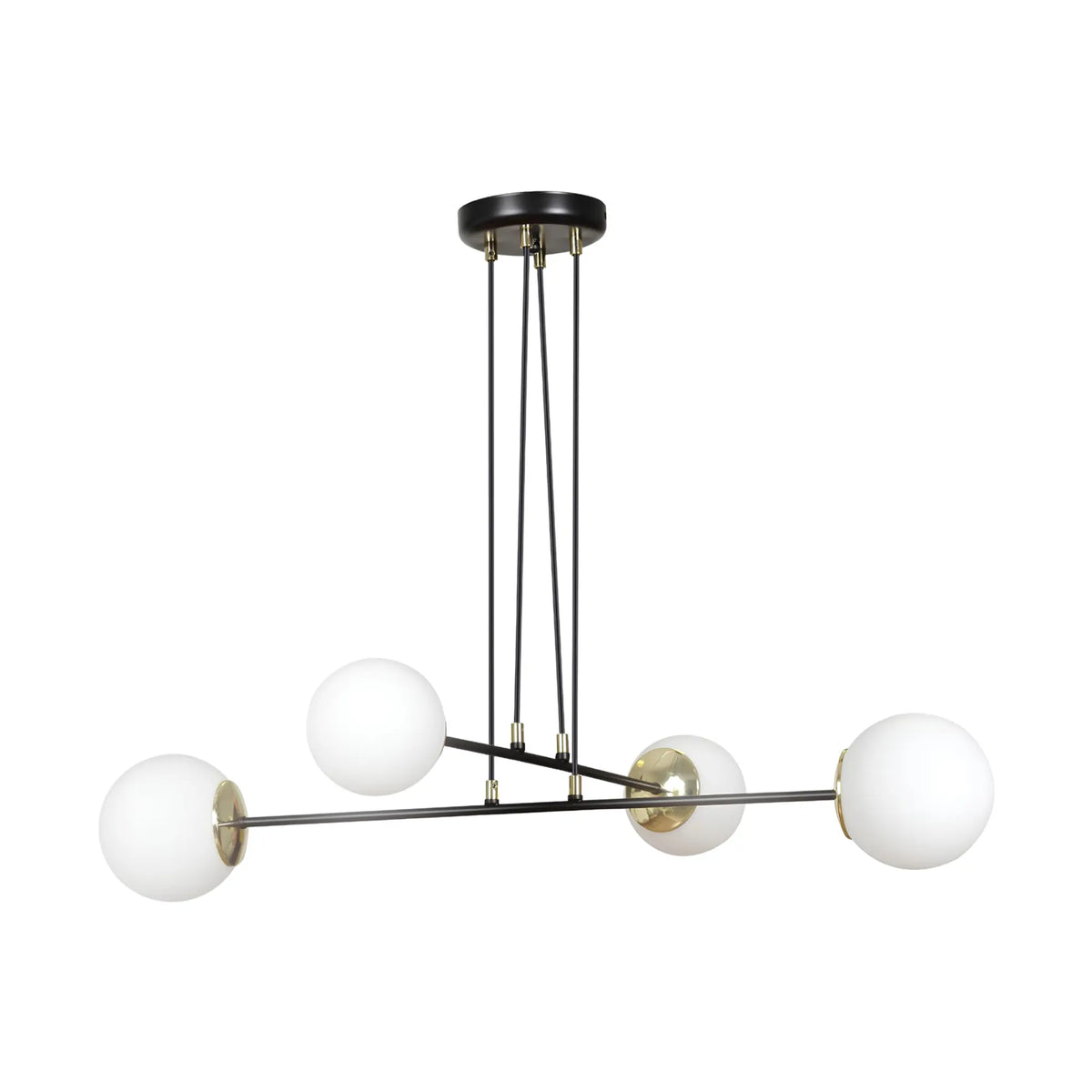 Emibig Ognis Pendellampa 4-ljus Ø75 cm, Svart