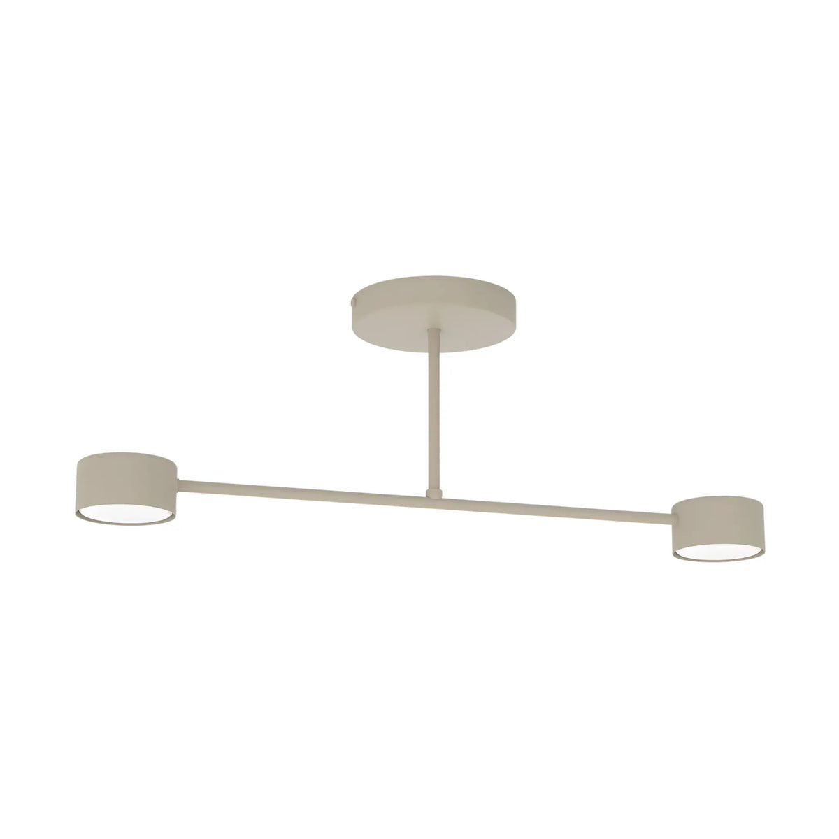 Emibig Halo Taklampa 2-ljus 60x8 cm, Beige