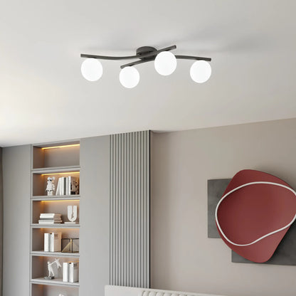 Emibig Opus Taklampa 4-ljus Ø60 cm, Svart