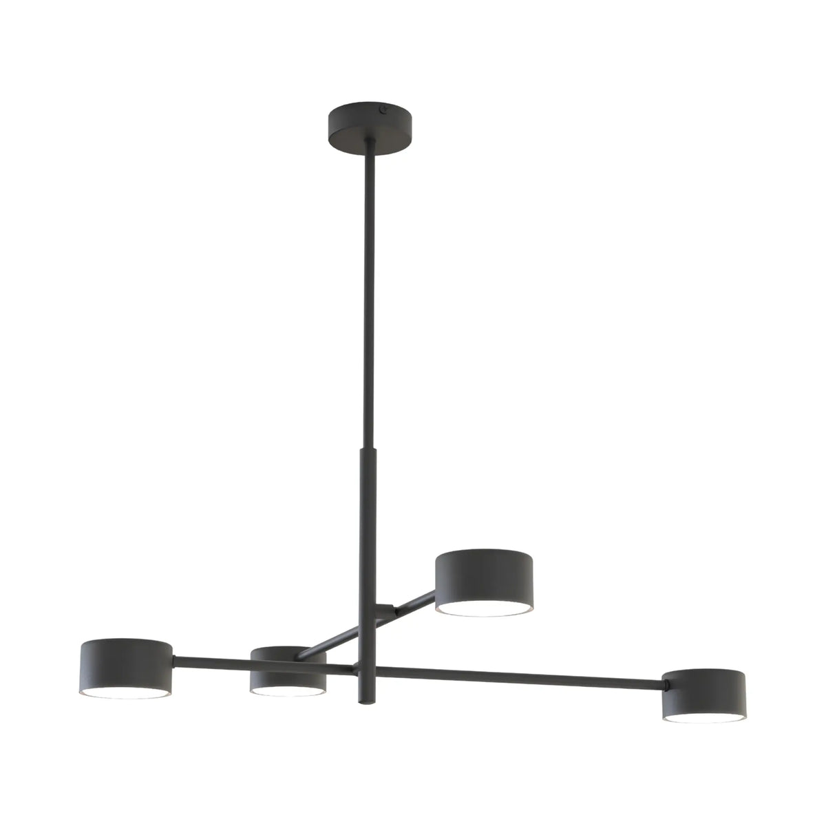 Emibig Natsu Taklampa 4-ljus Ø64 cm, Svart