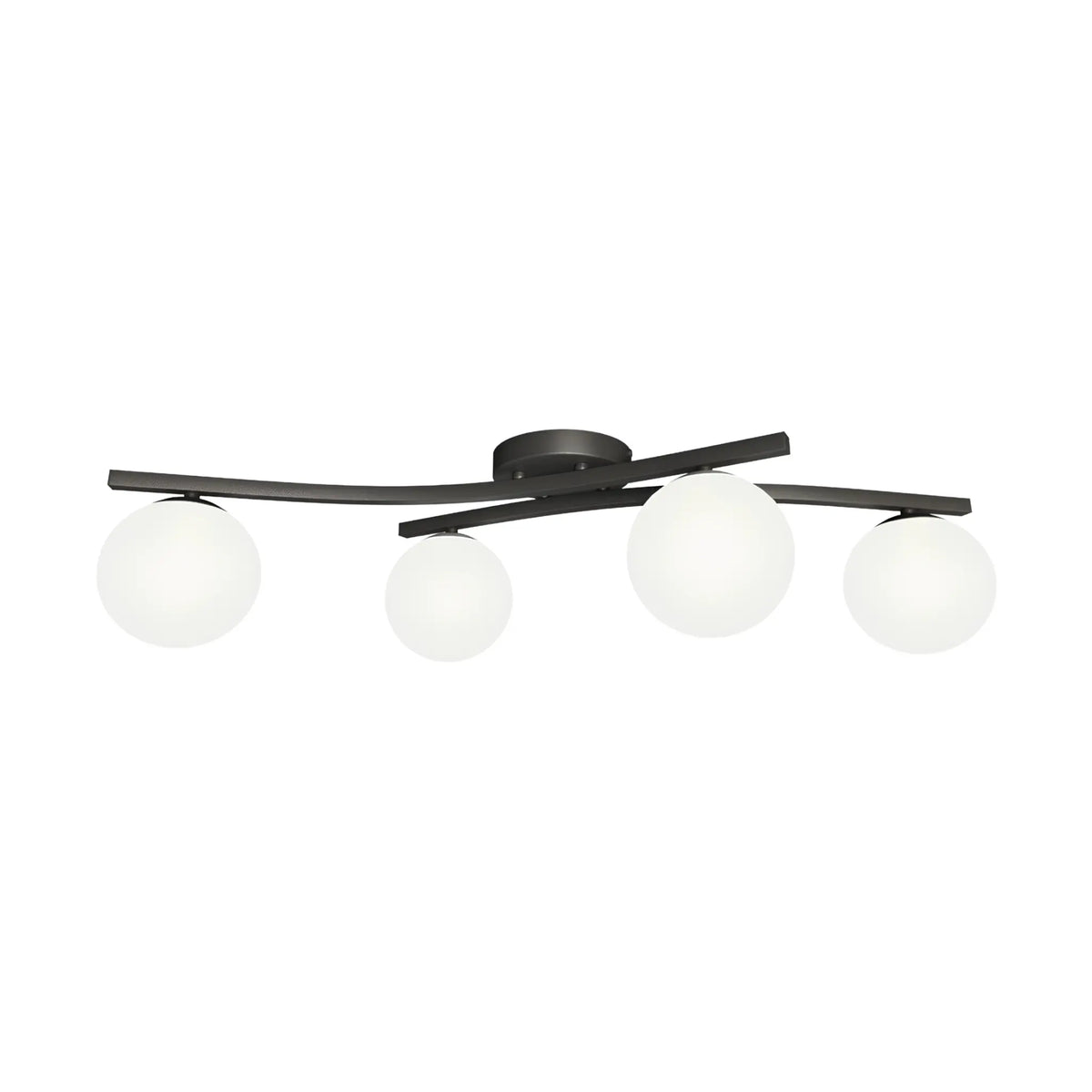 Emibig Opus Taklampa 4-ljus Ø60 cm, Svart