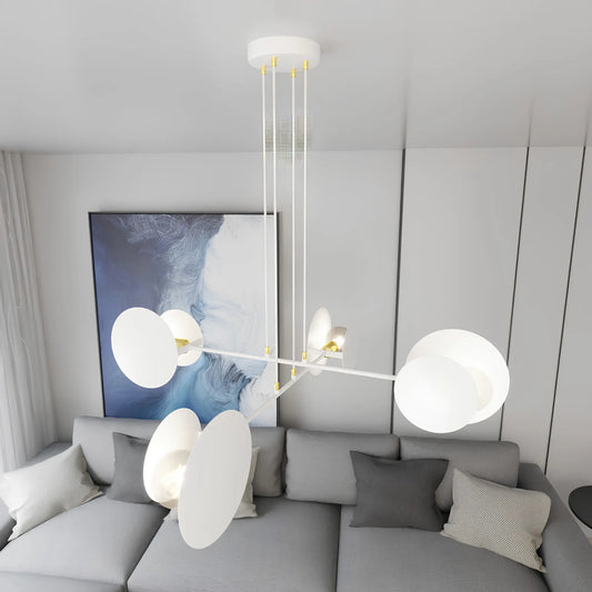 Emibig Idea Pendellampa 4-ljus Ø96 cm, Vit