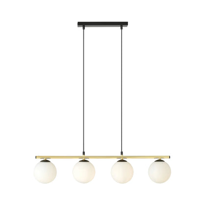 Emibig Alora Pendellampa 4-ljus 85x14 cm, Svart/Guld