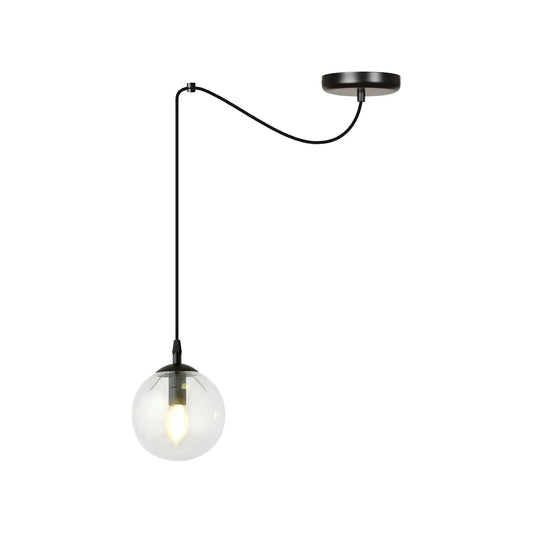 Emibig Gigi Pendellampa 200x14 cm, Svart/Klar