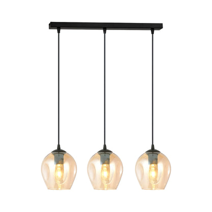 Emibig Istar Pendellampa 3-ljus 70x14 cm, Svart