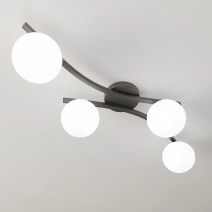 Emibig Opus Taklampa 4-ljus Ø60 cm, Svart