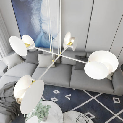 Emibig Idea Pendellampa 4-ljus Ø96 cm, Vit