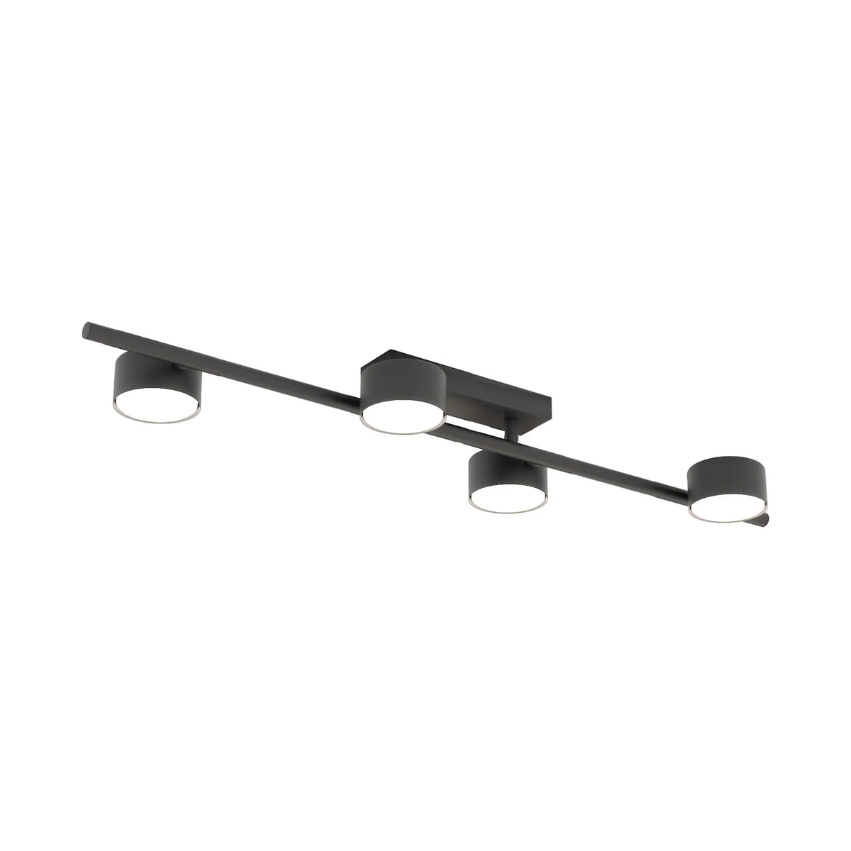 Emibig Bet Taklampa 4-ljus 80x19 cm, Svart