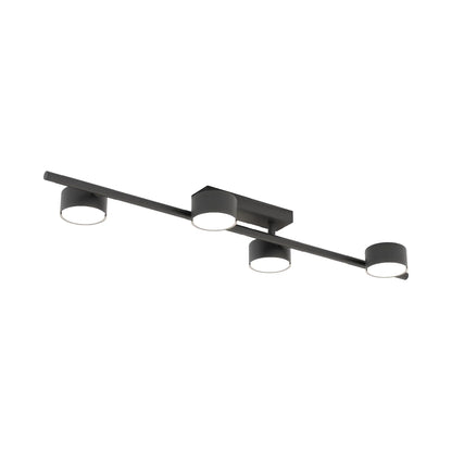 Emibig Bet Taklampa 4-ljus 80x19 cm, Svart