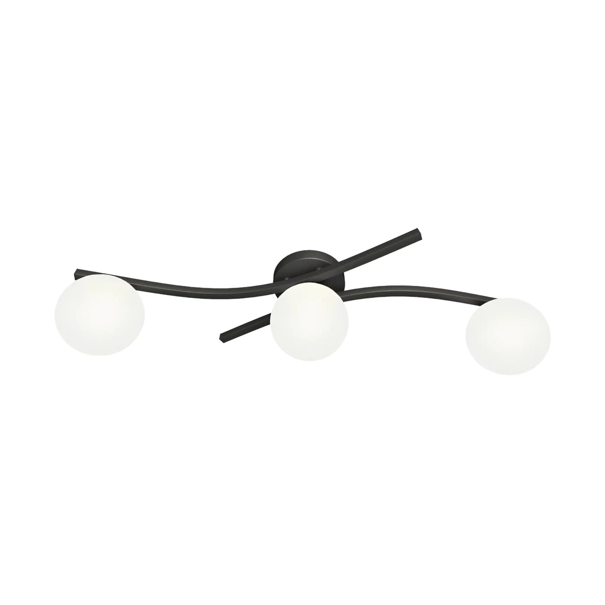 Emibig Opus Taklampa 3-ljus Ø60 cm, Svart