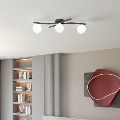 Emibig Opus Taklampa 3-ljus Ø60 cm, Svart