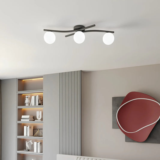 Emibig Opus Taklampa 3-ljus Ø60 cm, Svart