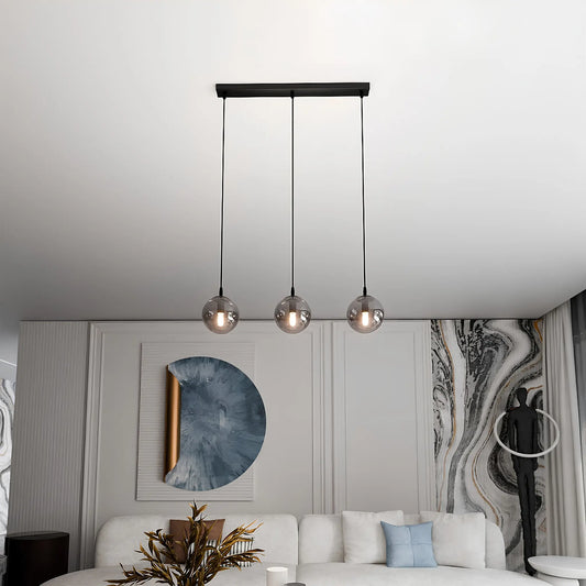 Emibig Cosmo Pendellampa 3-ljus 70x14 cm, Svart