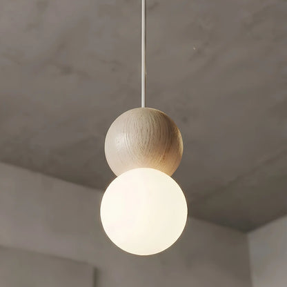 Emibig Loop Pendellampa Ø10 cm, Beige