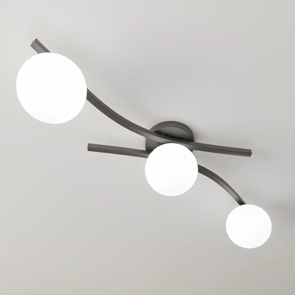 Emibig Opus Taklampa 3-ljus Ø60 cm, Svart
