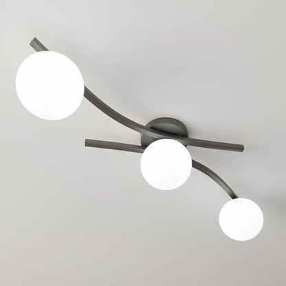 Emibig Opus Taklampa 3-ljus Ø60 cm, Svart