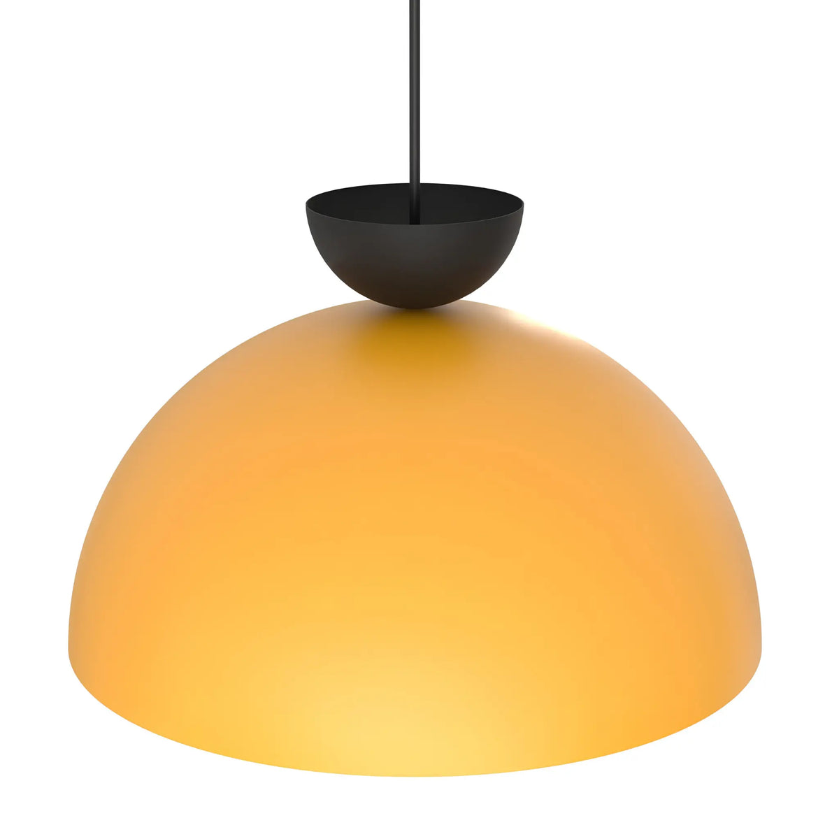 Emibig Lunaro Pendellampa Ø40 cm, Svart/Orange