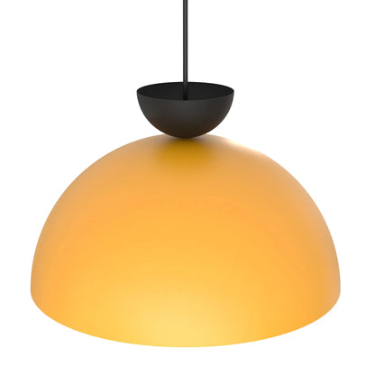 Emibig Lunaro Pendellampa Ø40 cm, Svart/Orange
