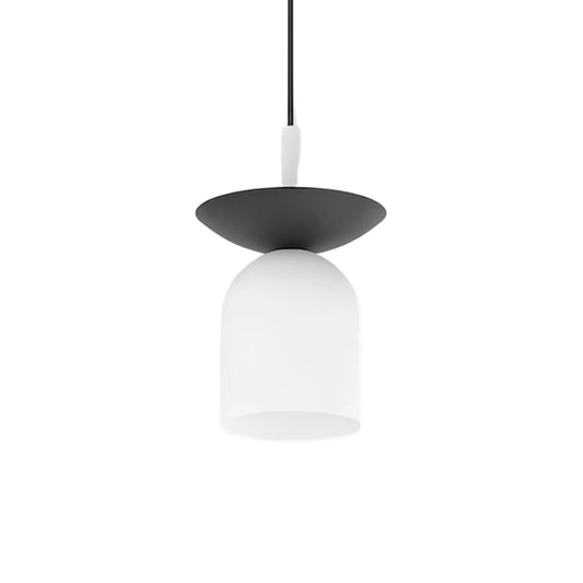 Emibig Ego Pendellampa Ø11 cm, Vit/Svart