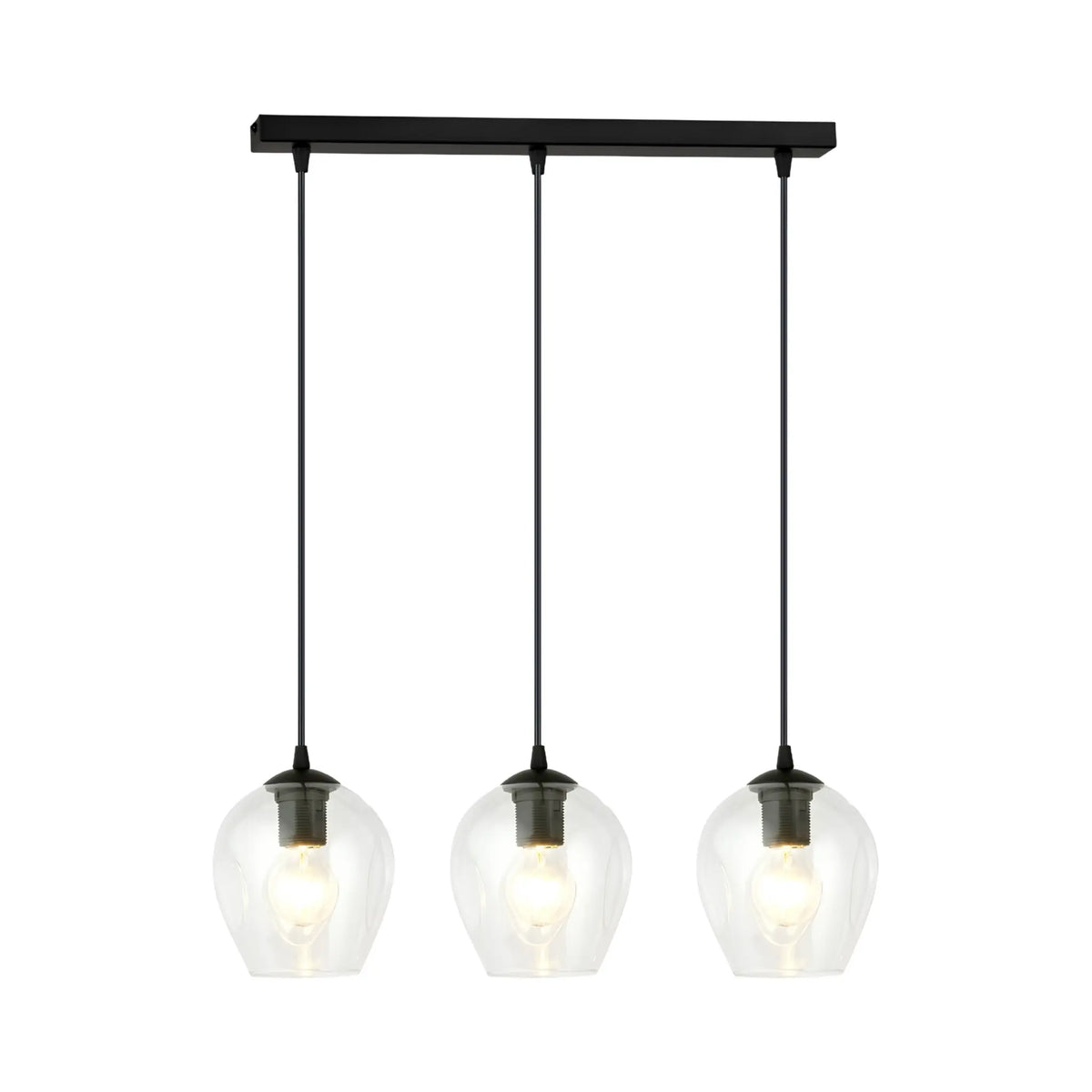 Emibig Istar Pendellampa 3-ljus 70x14 cm, Svart