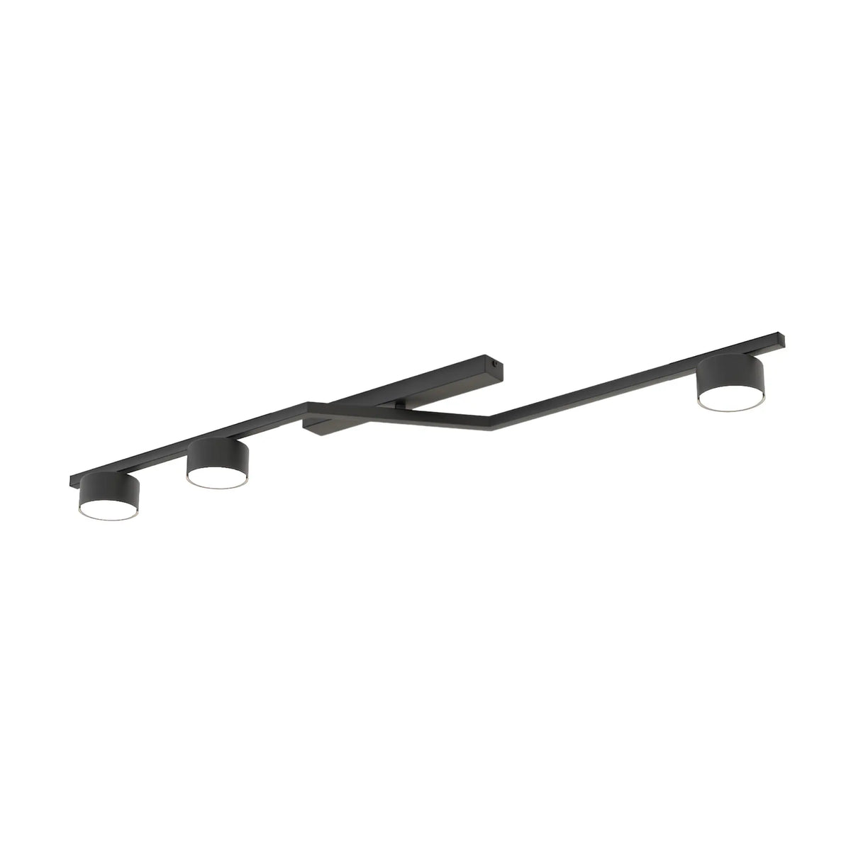Emibig Skan Taklampa 3-ljus 100x32 cm, Svart