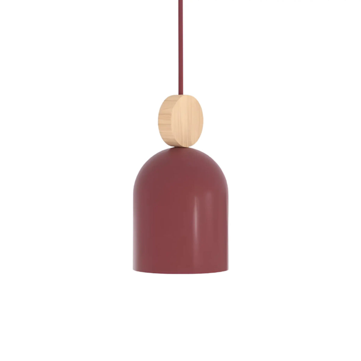 Emibig Mesi Pendellampa Ø11 cm, Vinröd