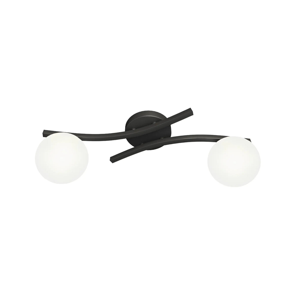 Emibig Opus Taklampa 2-ljus Ø40 cm, Svart