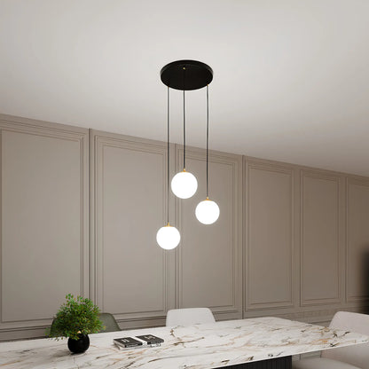 Emibig Royal Pendellampa 3-ljus Ø40 cm, Svart/Guld