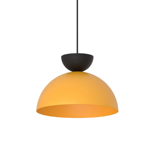 Emibig Lunaro Pendellampa Ø30 cm, Svart/Orange