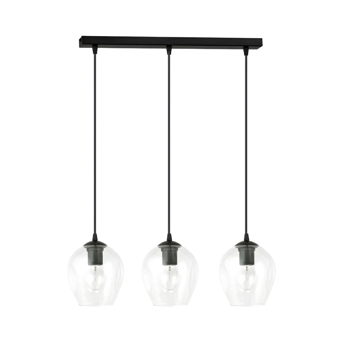 Emibig Istar Pendellampa 3-ljus 70x14 cm, Svart