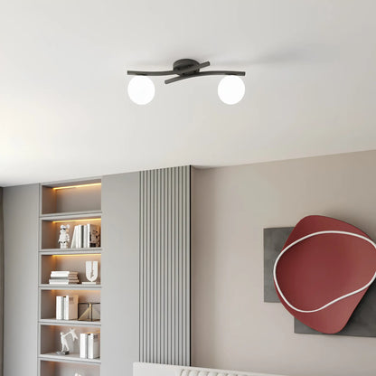Emibig Opus Taklampa 2-ljus Ø40 cm, Svart