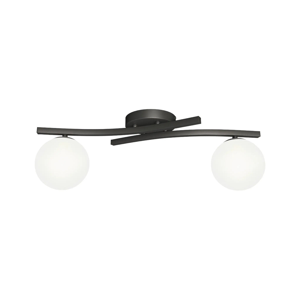 Emibig Opus Taklampa 2-ljus Ø40 cm, Svart