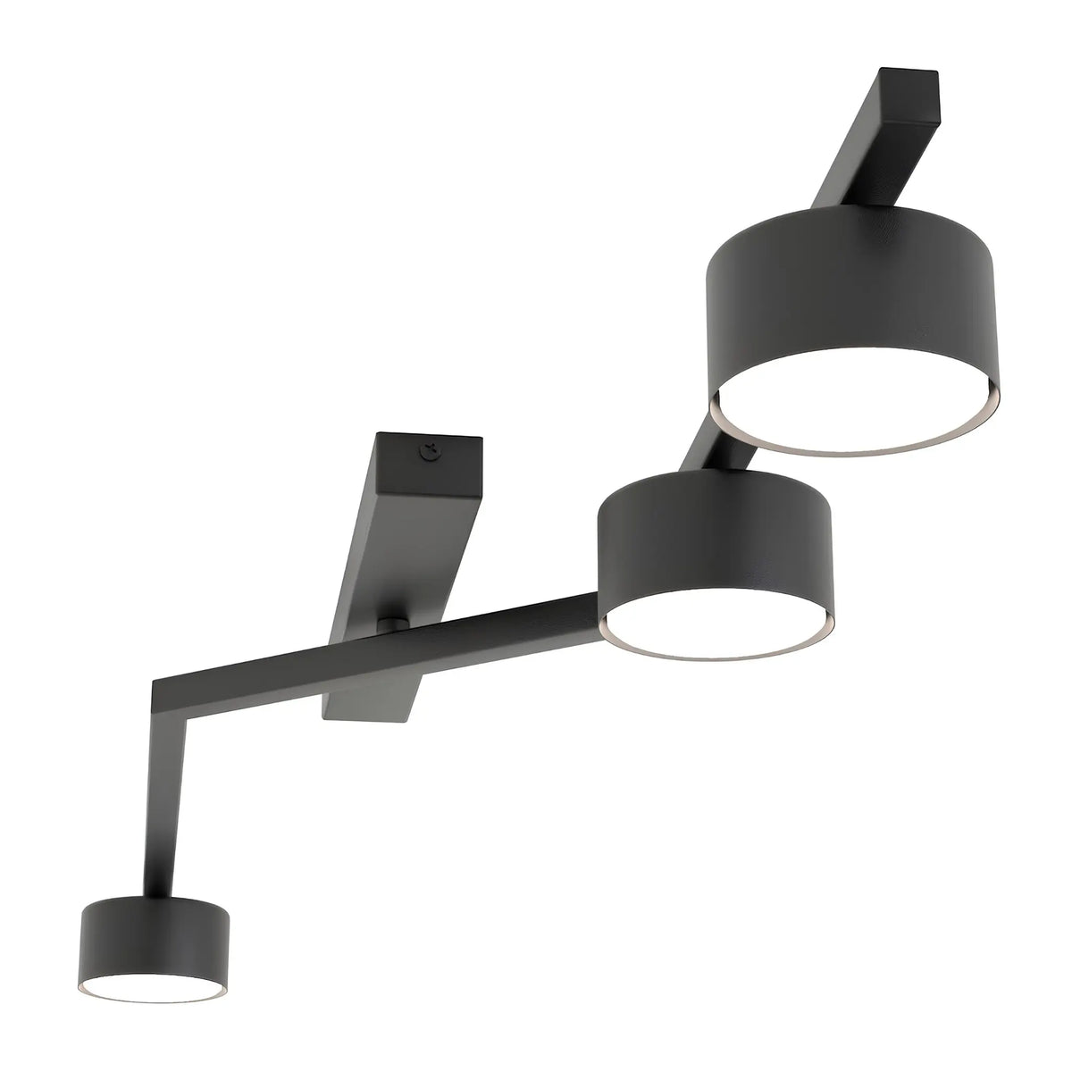 Emibig Skan Taklampa 3-ljus 100x32 cm, Svart