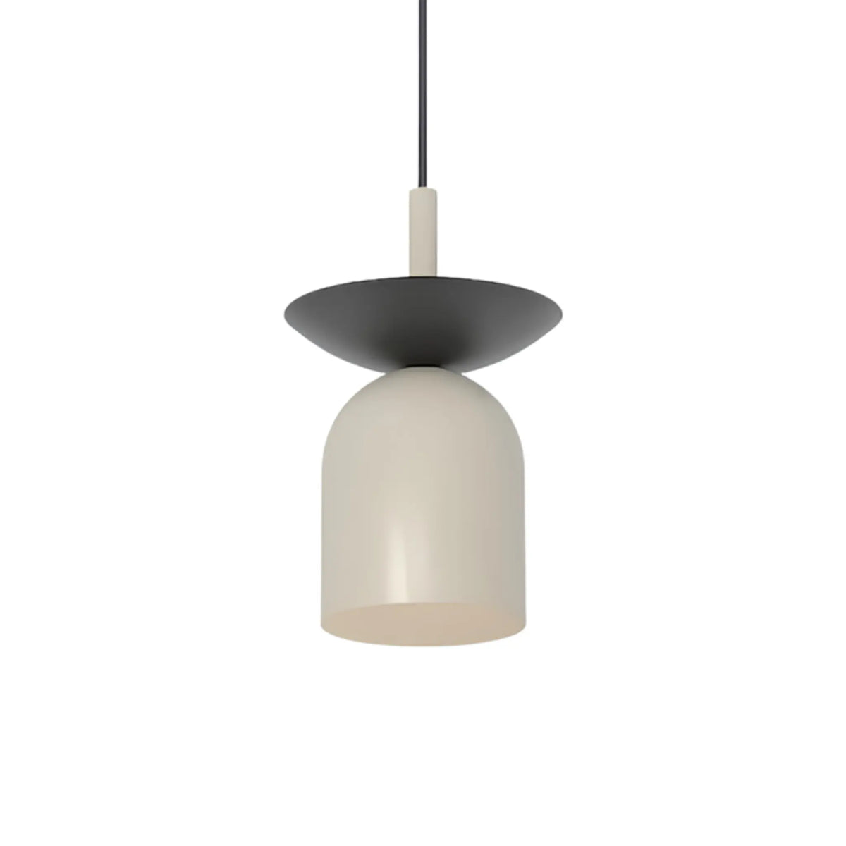 Emibig Ego Pendellampa Ø11 cm, Beige/Svart