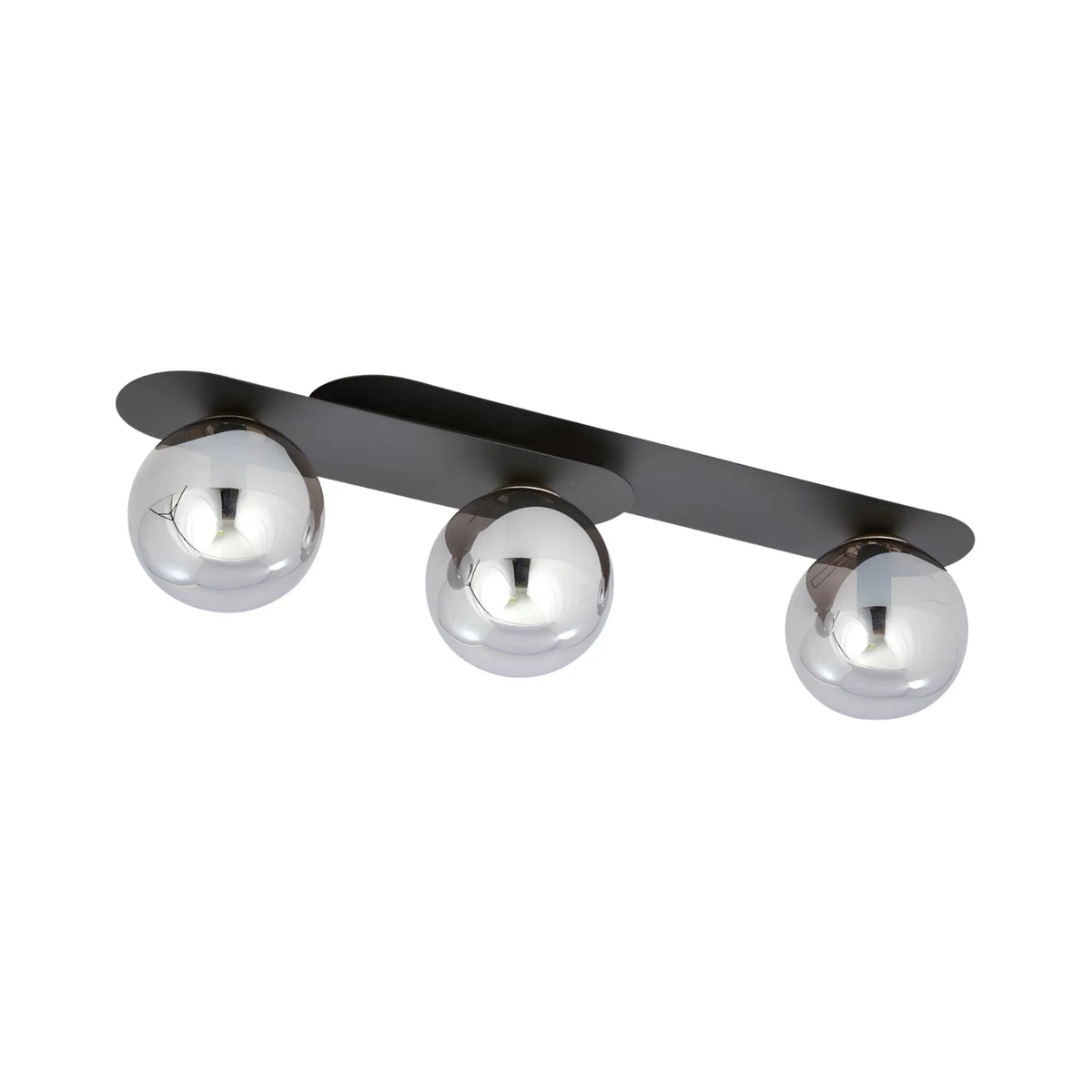 Emibig Plaza Taklampa 3-ljus 70x14 cm, Svart