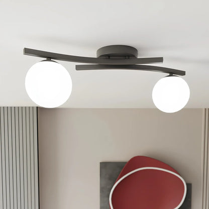 Emibig Opus Taklampa 2-ljus Ø40 cm, Svart