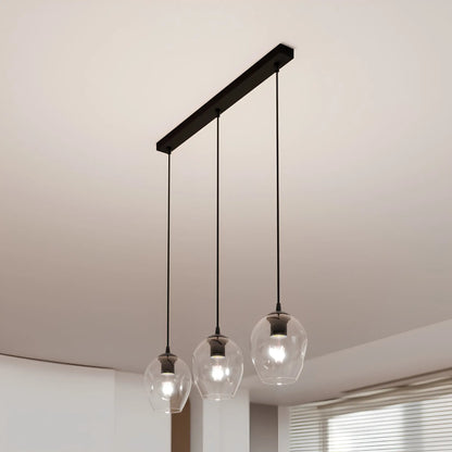 Emibig Istar Pendellampa 3-ljus 70x14 cm, Svart