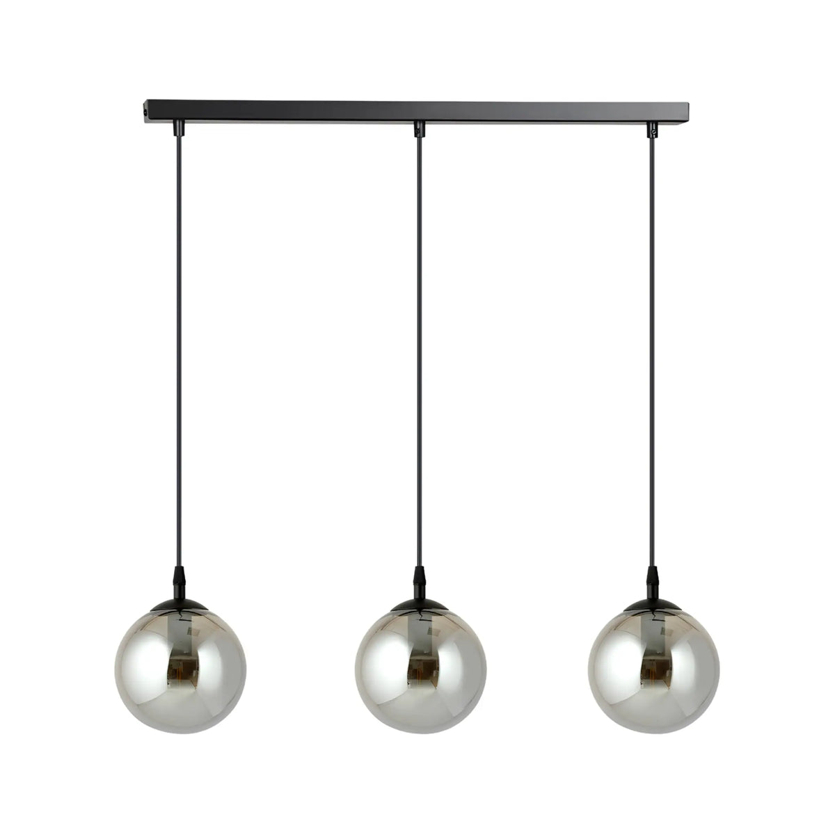 Emibig Cosmo Pendellampa 3-ljus 70x14 cm, Svart